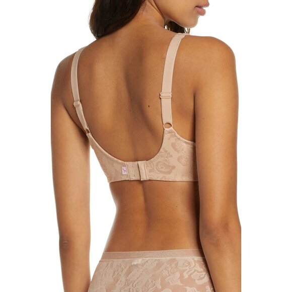 🆕WACOAL Awareness Full Unpadded Wireless Bra 38D Beige Nude #85276 - Picture 2 of 10